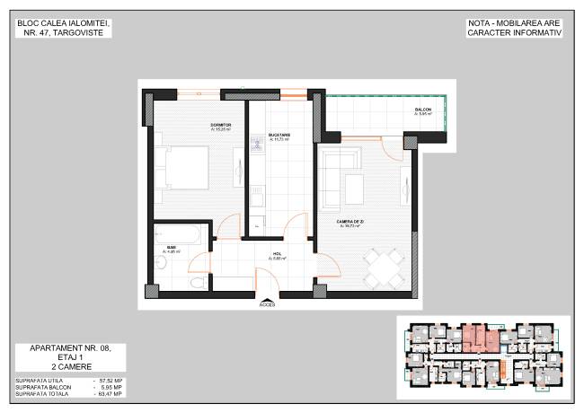 Apartamente Noi de la dezvoltator - Calea Ialomitei nr 47, Targoviste